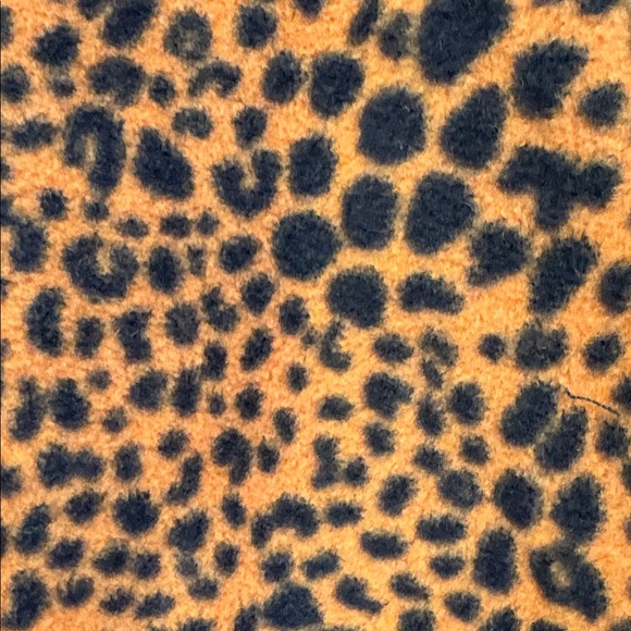 Lands' End Animal Print Quarter-Zip Top - Picture 5 of 6